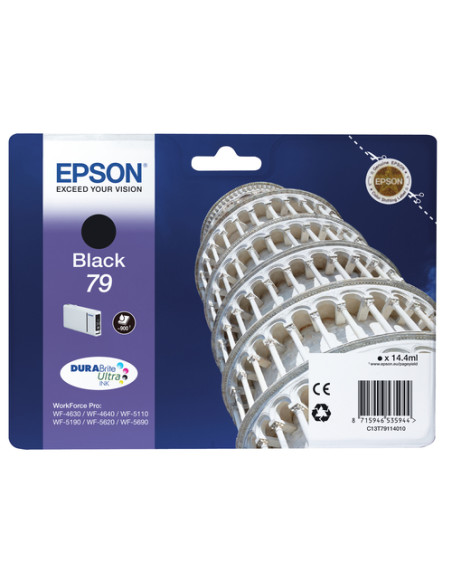 EPSON T7911 black 14.4ml x wf-5100-51900-5620-5690 l
