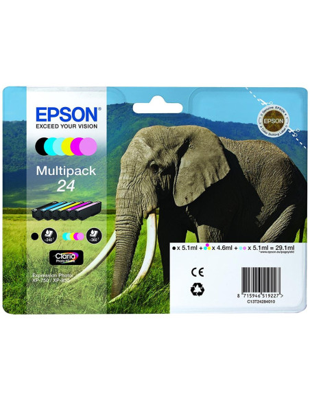EPSON T2428 6 XP-705/805/960 Multipack Cartridges