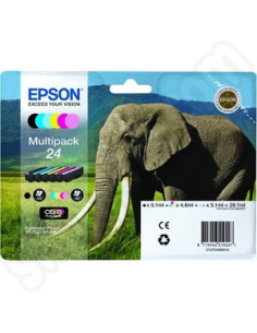 EPSON T2438 6 XL X XP-705/805/960 Multipack Cartridges