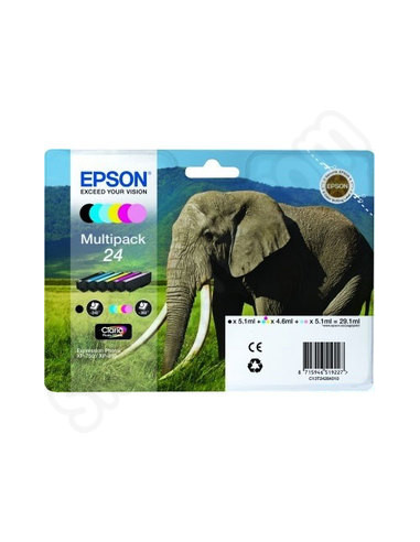 EPSON T2438 6 XL X XP-705/805/960 Multipack Cartridges