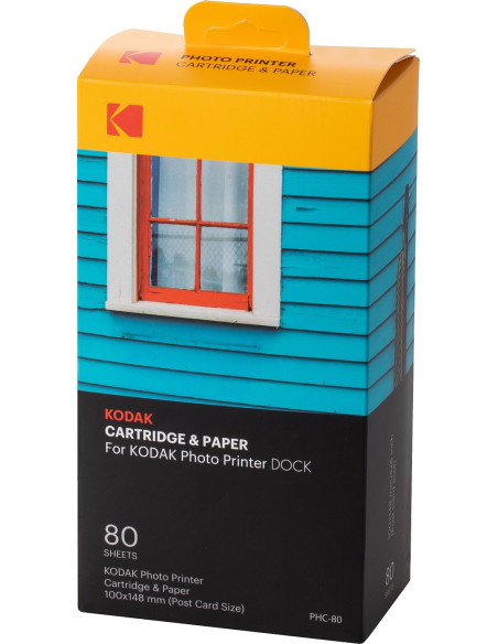KODAK Instant Film for Printer Dock Plus 10x15 4Pass 80 Photos