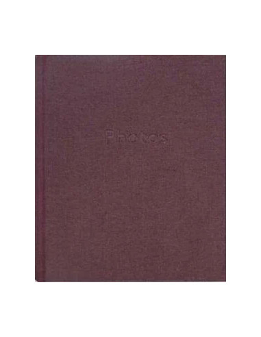 With tissue photo album and red portalistino