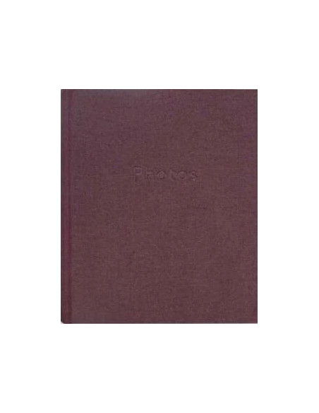 With tissue photo album and red portalistino