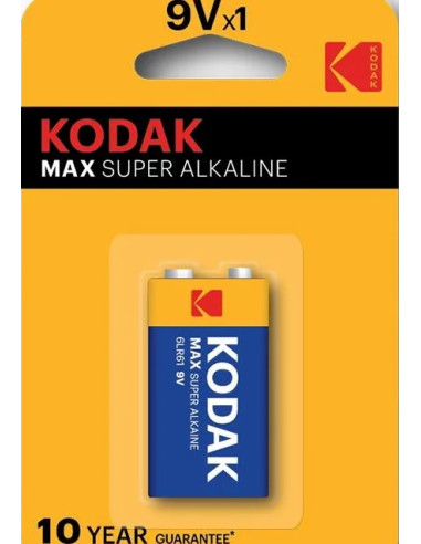 9V alkaline disposable battery