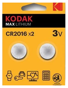 KODAK CR2016 disposable lithium battery 2