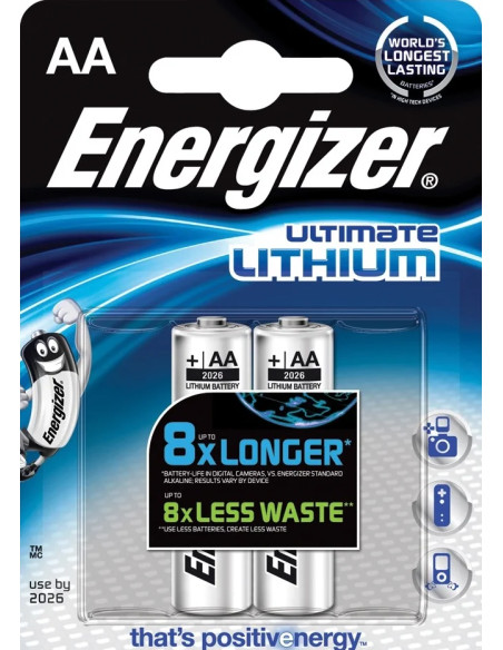 1x2 Energizer Lithium Digital Mignon AA