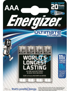 1x4 ENERGIZER Ultimate Lithium Micro AAA 1.5V 2