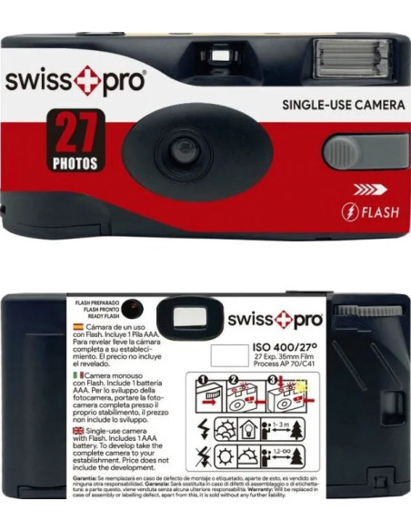 Disposable camera, with flash, ISO400, 27 photos