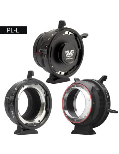PL target adapter to L-Mount camera