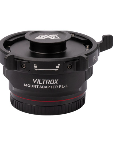 PL target adapter to L-Mount camera