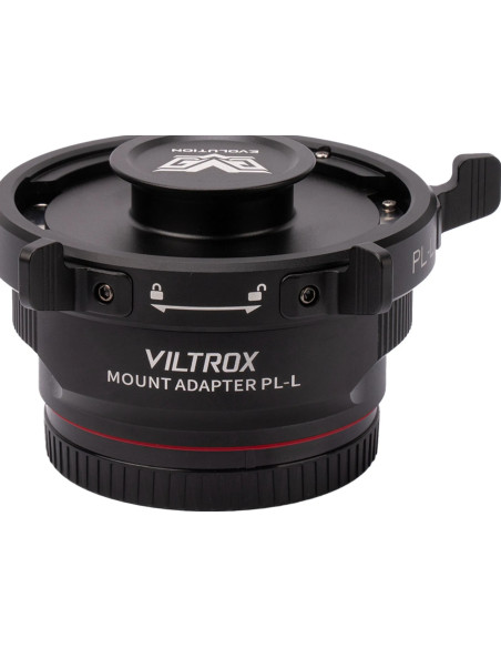 PL target adapter to L-Mount camera