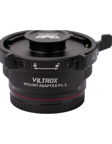 PL target adapter to L-Mount camera