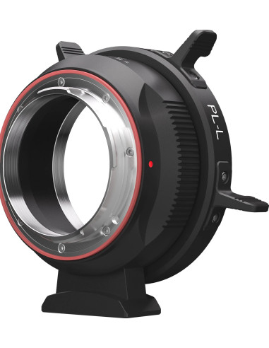 PL target adapter to L-Mount camera