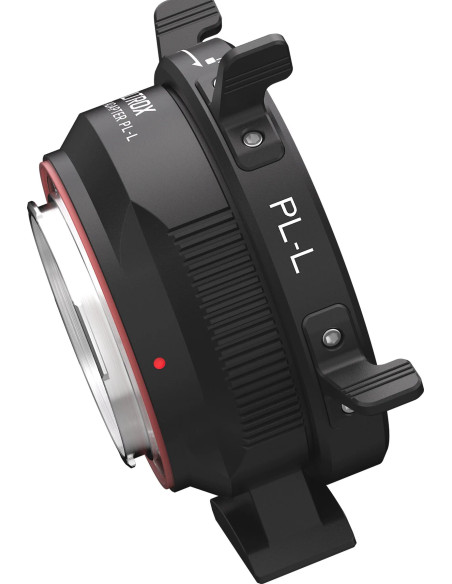 PL target adapter to L-Mount camera