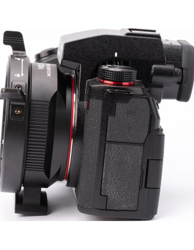 PL target adapter to L-Mount camera