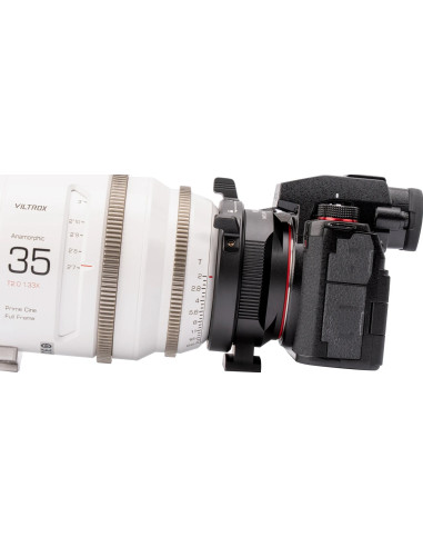 PL target adapter to L-Mount camera