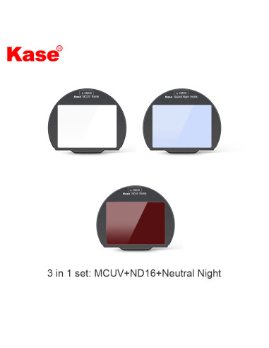 Clip Filter Set 3-in-1 MCUV / ND16 / Neutral Night for Canon R5 / R6