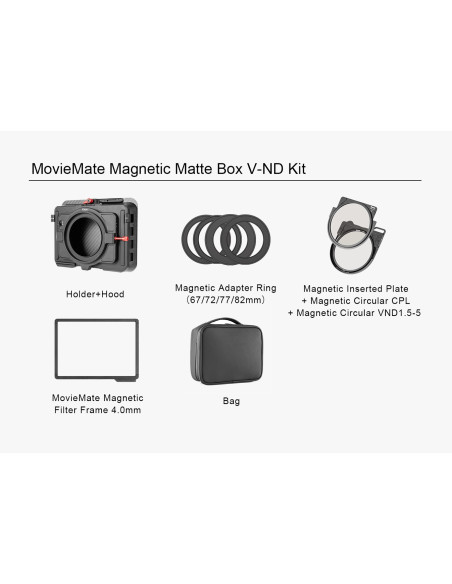 MOVIEMATE MAGNETIC MATTE BOX V-ND KIT