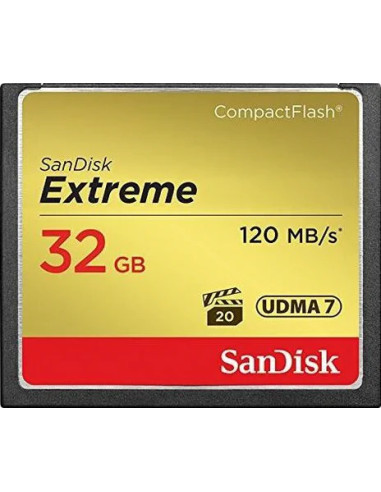 32GB Extreme CF 120MB / s UDMA7