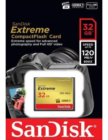 32GB Extreme CF 120MB / s UDMA7