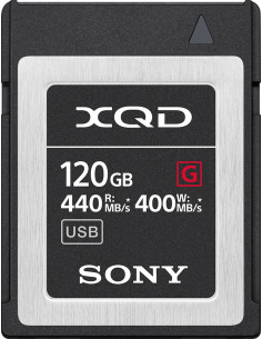 120GB XQD Recording 440MB / s Writing 400MB / s 2