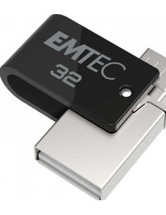 T260B USB 32GB USB A / Micro-USB 2.0 Black, Stainless Steel 2