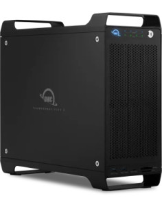 OWC TB3F80D112 112.0TB Thunderbay Flex Flexible 8-Bay Storage / Dock / PCIe Enclosure with 2x TB3 Ports Featuring Softraid XT. T
