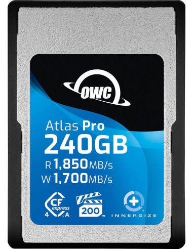 240GB ATLAS PRO CFExpress TYPE A + TYPE B adapter