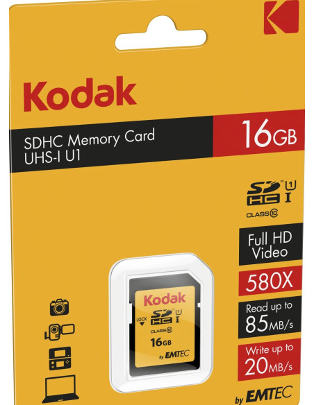 16GB SDHC UHS-I Class 10