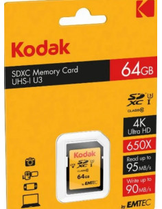 SDXC 64GB Ultra Performance Class 10 UHS-I U3 V30 A1