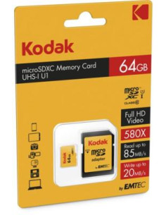 EKMSDM64GXC10K 64GB MicroSDXC UHS-I Class 10