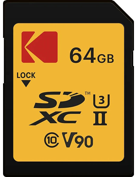 SDXC 64GB Class 10 UHS-II U3 V90 Ultra Pro Performance