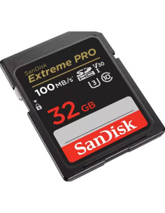 SD Extreme Pro 32GB HC V30, U3, UHS I, C10 - 100MB / s Reading, 90mb / s Writing 2