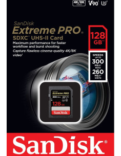 Extreme Pro 128 GB SDXC UHS-II Class 10