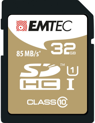 32GB SDHC CL.10 GOLD PLUS 85MB / 24MB U1