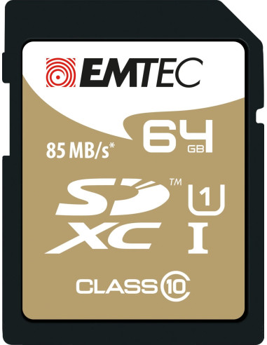64GB SDXC CL.10 GOLD PLUS 85MB / 24MB U1