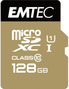 128GB Micro SDXC CL.10 GOLD PLUS U1 + Adapter 2