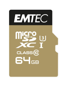 64GB Micro SDHC Class 10 Speedin U3 + Adapter
