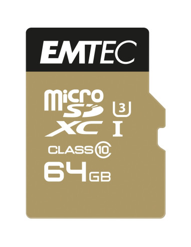 64GB Micro SDHC Class 10 Speedin U3 + Adapter