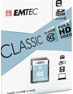Classic Flash Memory 8 GB SDHC Class 10 2