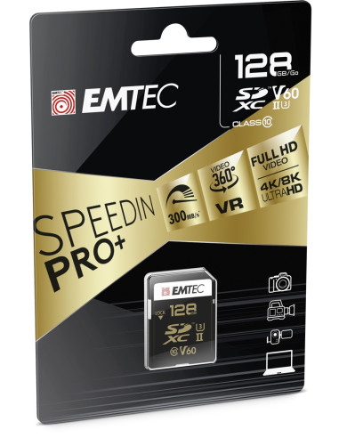 ECMSD128GUHS2V60 128GB UHS-II U3 V60 Speedin Pro +