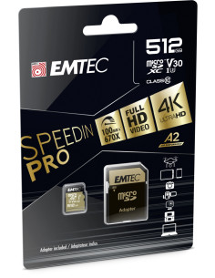 MicroSD 512GB UHS-I U3 V30 A2 Speedin