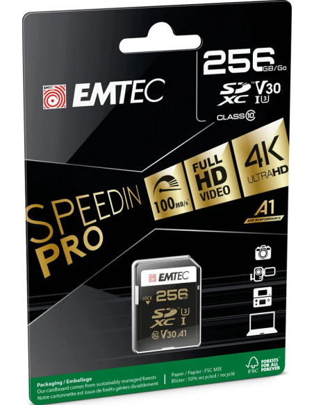 256 GB SDXC UHS-I Class 10 V30