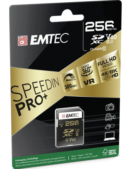 ECMSD256GUHS2V60 Flash memory 256 GB SDXC UHS-II class 2