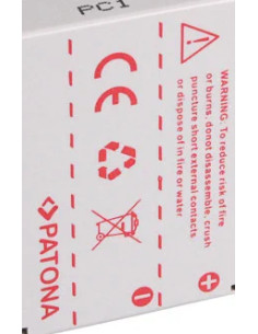 1072 Lithium 750 mAh ion battery / camera battery 2