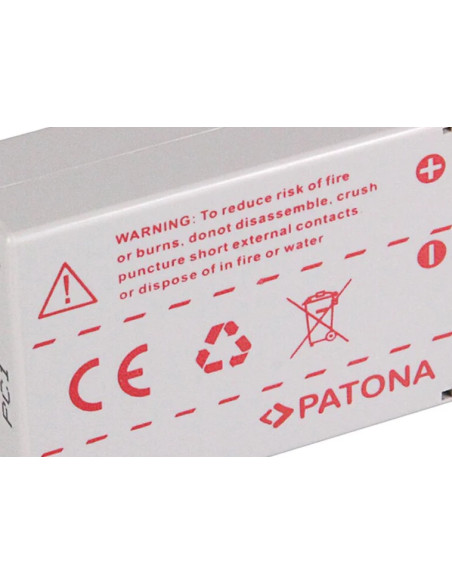 1072 Lithium 750 mAh ion battery / camera battery