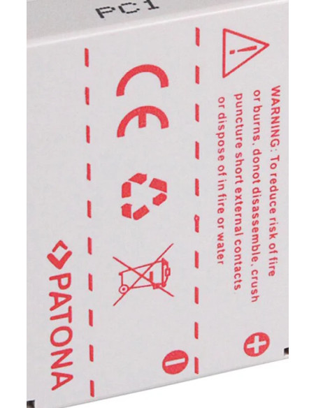 1072 Lithium 750 mAh ion battery / camera battery
