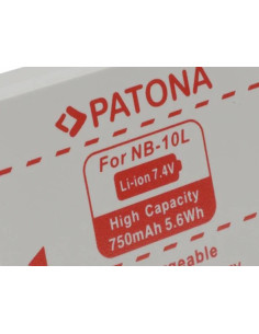 NB-10L 7.4 V 750 mAh 2