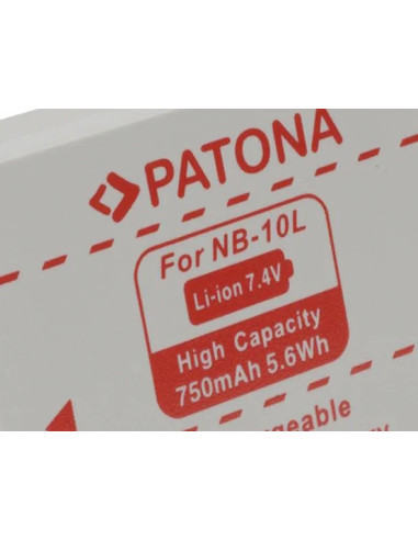 NB-10L 7.4 V 750 mAh