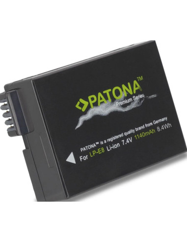 LP-E8 Premium 7.4 V 1140 mAh